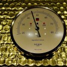 Elie Bleu Hygrometer 3.5 diameter Gold  finish