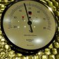 Elie Bleu Hygrometer 3.5 diameter Gold finish