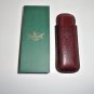 Pheasant Burgundy Leather  Case