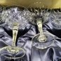 Faberge Crystal D'arcy  Martini Glasses Set of 4