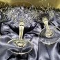 Faberge Crystal D'arcy  Martini Glasses Set of 4