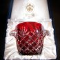 Ruby Red Faberge Ice Bucket in the original presentation box