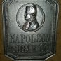Napoleon Co. Nickel plated Bronze Wall Plaque
