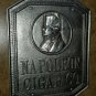 Napoleon Co. Nickel plated Bronze Wall Plaque