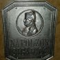 Napoleon Co. Nickel plated Bronze Wall Plaque
