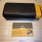 Black & Gold Leather Carrying