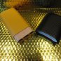 Black & Gold Leather & wood Carrying Case