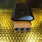 Black & Gold Leather & wood Carrying Case
