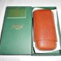 Pheasant tan leather stogie carrying case