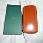 R. D. Gomez Tan Leather Glasses Case