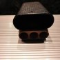 Black & Gold Leather  Carrying Case