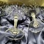 Faberge Crystal D' Arcy Martini Glasses set of 4 in the original presentation case