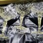Faberge Crystal D' Arcy Martini Glasses set of 4 in the original presentation case