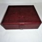 Burgandy Karabu  Leather Humidor