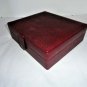 Burgandy Karabu  Leather Humidor
