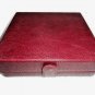 Burgandy Karabu  Leather Humidor