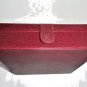 Burgandy Karabu  Leather Humidor