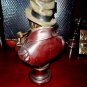 bronze pipe smoker sculpture