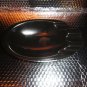 Black ceramic ashtray
