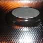 Black ceramic ashtray