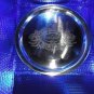 etched logo metal platter 15" diameter in the box
