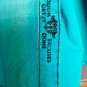 Roar Teal Signature Long Sleeve Button Up Shirt Size Medium