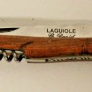 Laguiole Brown Pocket Knife w/ Corkscrew