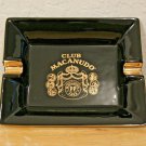 Club Macanudo Black Square Ashtray