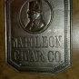 Napoleon Co. Nickel plated Bronze Sign