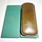 R. D. Gomez Green Leather Glasses Case