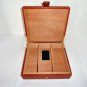 Humidor Pheasant Tan Leather Humidor made in Spain by RD Gomez