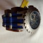 INVICTA SPECIALTY SUBAQUA QUARTZ TITANIUM SANDBLAST CASE W/BLUE TONE RUBBER BAND