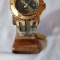 INVICTA SUBAQUA QUARTZ - GOLD CASE W/GOLD OLIVE GREEN TONE STAINLESS STEEL BAND