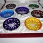 Faberge Crystal Colored Coasters