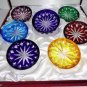 Faberge Crystal Colored Coasters