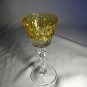 Faberge Xenia Yellow Crystal Glass