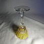 Faberge Xenia Yellow Crystal Glass