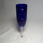 Faberge Galaxy Cobalt Bleu Crystal Flute Glass