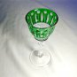 Faberge Xenia Emerald Green Crystal Glass