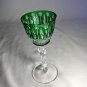 Faberge Xenia Emerald Green Crystal Glass