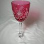 Faberge Odessa Cranberry Crystal Glass