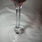 Faberge Odessa Cranberry Crystal Glass