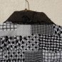 John Lennon | Men's Black and White Patterned Long sleeve Button down  Shirt