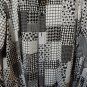 John Lennon | Men's Black and White Patterned Long sleeve Button down  Shirt