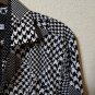 John Lennon | Men's Black and White Patterned Longsleeve Buttondown Casual Shirt