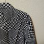 John Lennon | Men's Black and White Patterned Longsleeve Buttondown Casual Shirt