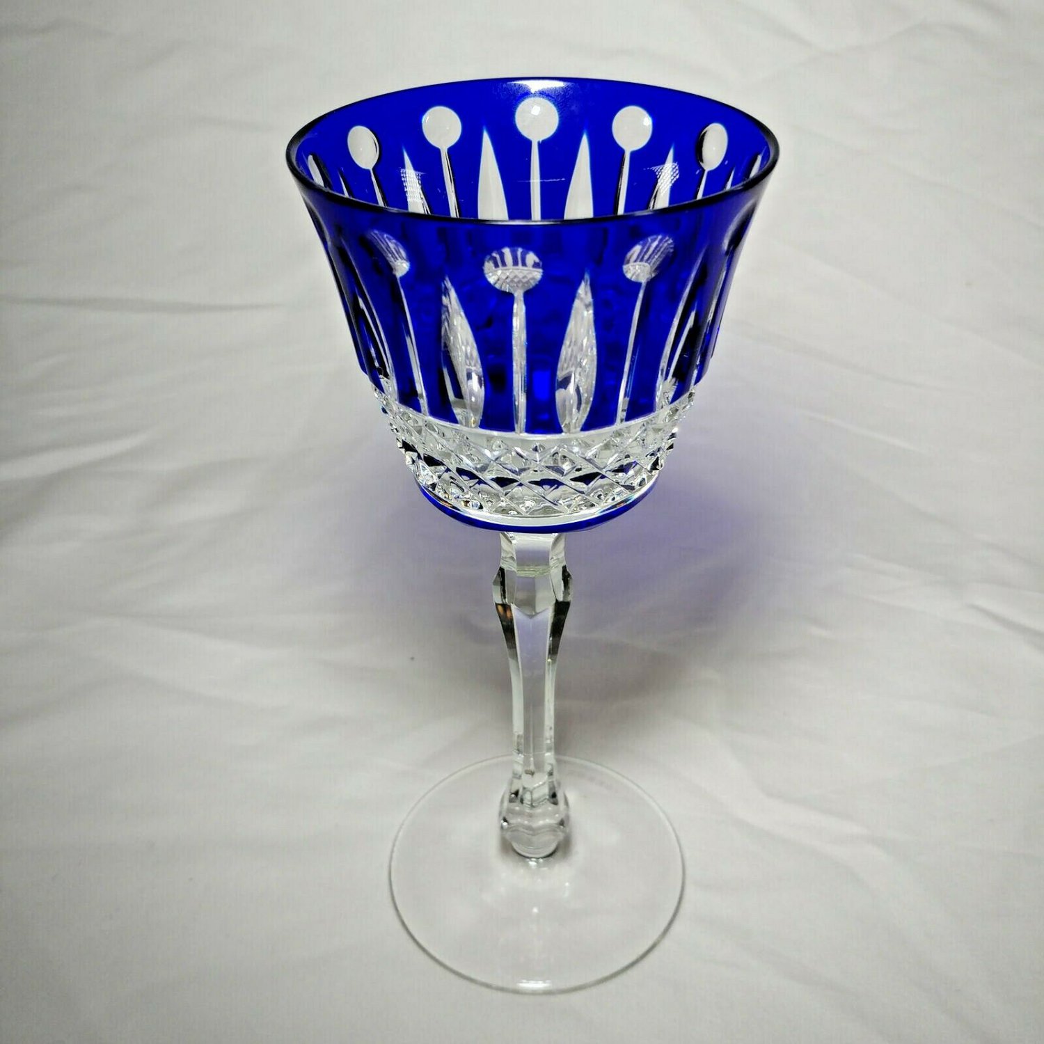 Faberge Xenia Crystal Glasses 7 3/8" Tall