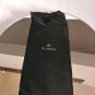 BROWN LEATHER CIGAR CASE with black cloth bag