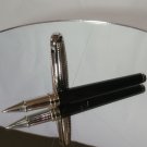 S.T. DUPONT | OLYMPIO CHINESE LACQUER PALLADIUM FINISH LARGE FOUNTAIN PEN