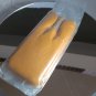 Yellow and Black Leather CIGAR CASE w/BLACK BAG | 2 CIGAR HOLDER